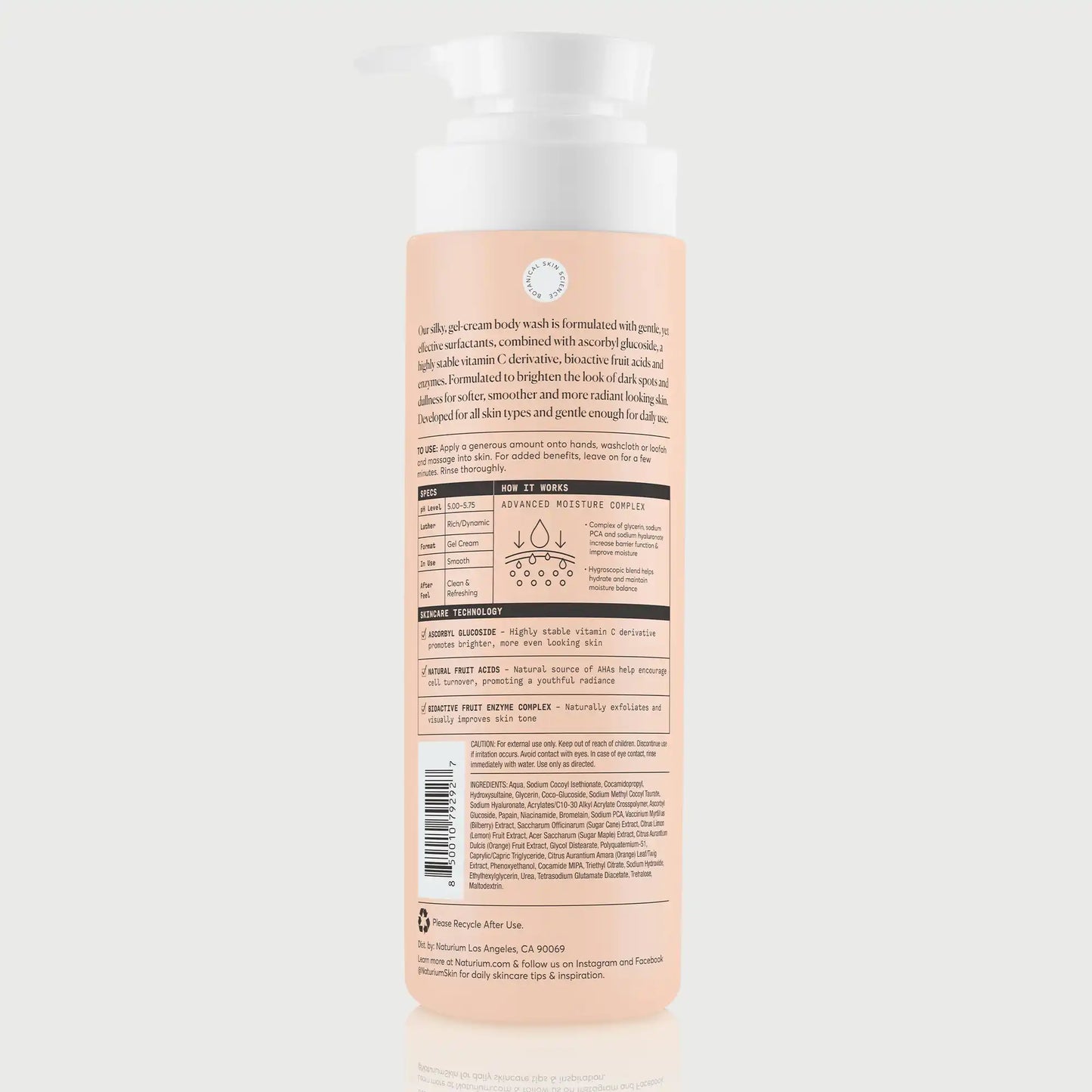 the-brightener-vitamin-c-brightening-body-wash-x9 NATR-The-Brightener-Body-Wash_back.webp